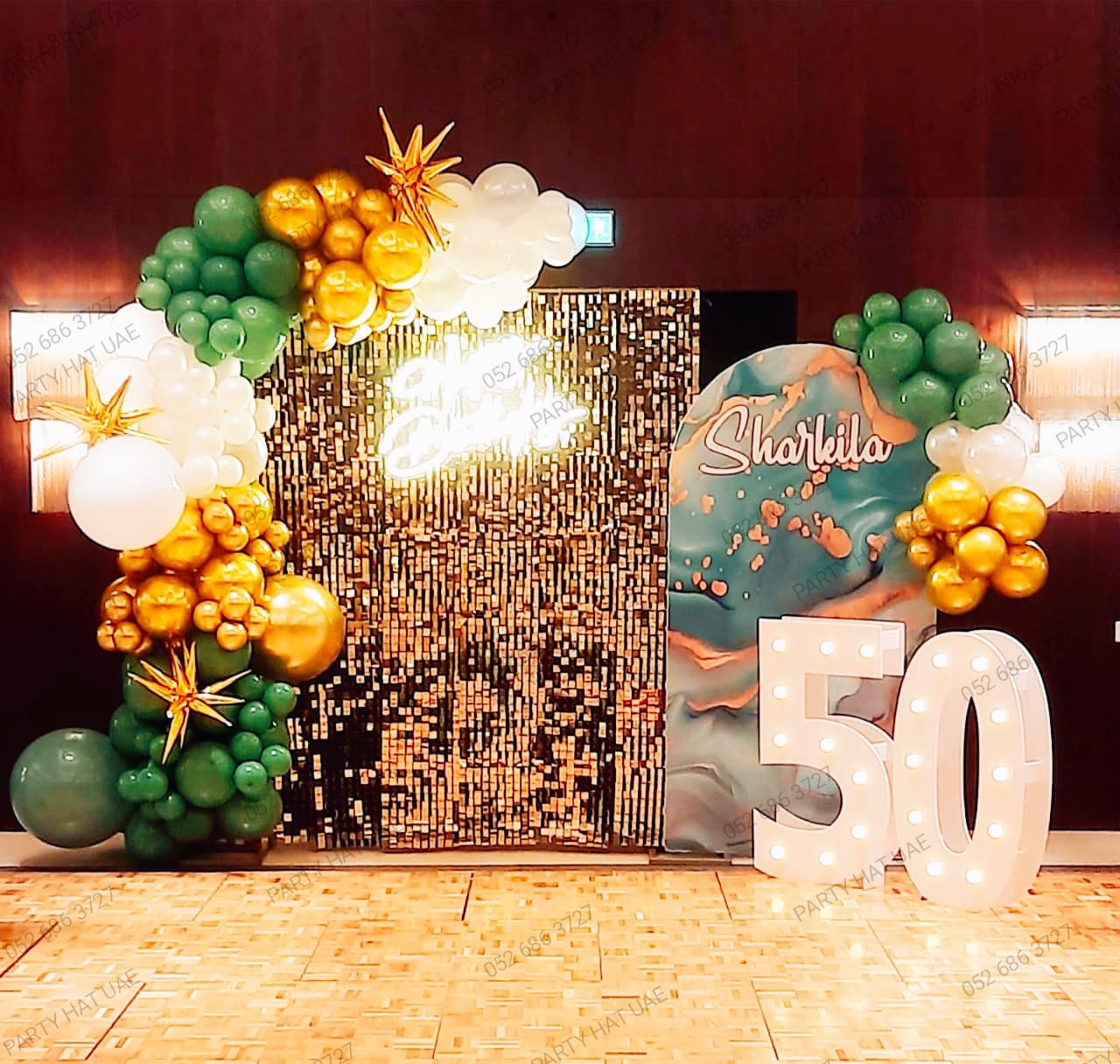 Birthday Backdrop Setups